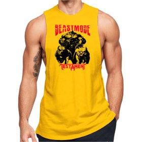 Resim Black İstanbul Beast Mode Testament Sıfır Kol Fitness Atleti 