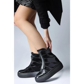 Resim Jump 60122 Suya Dayanıklı Kaydırmaz Taban Siyah Kadın Kar Botu 