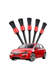Resim Nm-store 5 Adet Oto Detaylı Temizleyici Araç İçi Temizlik Fırça Seti Koltuk Döşeme Kapı Toz Alma Fırçası 