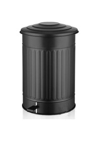 Resim Siyah Büyük Pedallı Çöp Kovası 