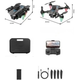 Resim Tianya Fpv Kamera Motor Katlanabilir Drone Yükseltme Irtifa Sabitleme Taşıma Çantasıyla 