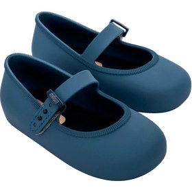 Resim Mini Melissa Soft Ballerina Cırt Cırtlı Mavi Kız Çocuk Babet Ayakkabısı | 21-29 Numara | İkonik Kokulu - 2 