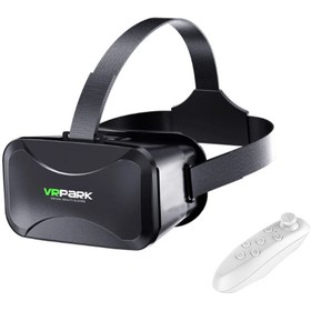 Resim Vrpark V7 3D Sanal Gerçeklik Gözlüğü + VR Bluetooth Kumanda 