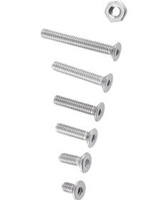 Resim Tenfowee A2 Paslanmaz Çelik M2 Gömme İç İçgen Vida-anahtar Seti 150 Vida + 100 Anahtar Ev, Ofis Ve Endüstriyel Kullanım 