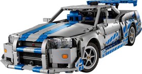 Resim Lego Technic Daha Hızlı Daha Öfkeli Nissan Skyline GT-R (R34) Araba 42210 
