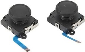 Resim 2 Adet Denetleyici Joystick, Oyun Kavrama Düğmesi Joystick Çizilmeye Dayanıklı ABS Oyun Joystick Parçaları Anahtarı Lite Için Değiştirme 