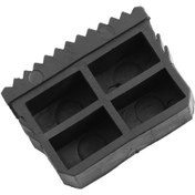 Resim Lemestar Alüminyum Merdiven Lastik Taban Tamiri - 57x21mm İç Ölçü, Kaymazsız, Dayanıklı, 2 Adet Set 