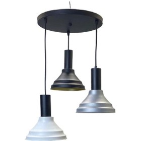 Resim Rsylight Vina Retro Metal Dekoratif 3 Lü Modern Rustik Sarkıt Avi 