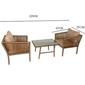 Resim Berlin Bistro Oturma Takımı - Küf 