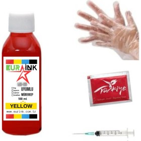 Resim Eurink Brother MFC-J3930DW Yazıcı Uyumlu Mürekkep Yellow 100 ml 