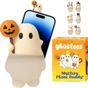 Resim 1 Adet Ghostees Halloween Telefon Arkadaşı - Sevimli, İfade Dolu Gözler & Ağızlı, Akıllı Telefonlar ve Tabletler için Yapışkan Dekorasyon, Tüm Cihazlarla Uyumlu - Mükemmel Halloween Parti Hediyeleri, Hediye veya Yıl Boyu Süsleme - Yetişkinler ve Gençler İçin Eğlenceli Korkunç Dekorasyon, Halloween Aksesuarları, Tablet Aksesuarı, Oyunbaz Tasarım, Dayanıklı Aksesuar, Gadget Topper, Hediye Alıcıları, Fantezi Aksesuar, Hafif Aksesuar, Mini Figür, Gadget Severler İçin 