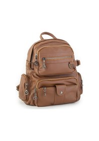 Resim Nas Bag Kadın Sırt Çantası Taba Yıkamalı Taba 