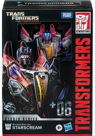 Resim Takara Tomy Transformers Studio Series Deluxe War For Cybertron 06 Starscream Figürü Oyuncakları Transformers 
