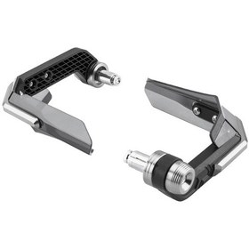 Resim Yaleker Motosiklet Ve Elektrikli Araçlar İçin Evrensel Cnc Paslanmaz Çelik Rüzgar Korumalı Körük - Gümüş 