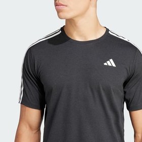 Resim adidas Own The Run 3-Stripes Erkek Tişört 