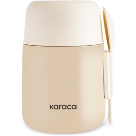 Resim Karaca Yemek Termosu 500 Ml Krem 