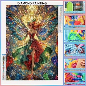 Resim 1 adet, Yetişkin 5D Elmas Boyama Kiti, [Karakter] Tam Elmas Sanat Seti, Su Elmas Boyama Sanatı, Yuvarlak Elmas DIY El Sanat Projesi, Başlangıçlar ve DIY Tutkunları için Uygun, Mozaik Dekorasyon El Sanat Duvar Sanatı Boyama, Ev Duvar Dekorasyonu Hediye Çerçevesiz Yatak Odası, Oturma Odası Ev Dekorasyonu, Cadılar Bayramı Hediyesi, Noel Tatil Hediyesi, Şükran Günü Hediyesi, Tatil Hediyesi Hediyesi 29.97cm*40.13cm 