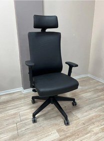 Resim Petra Derili Yönetici Personel Ofis Çalışma Koltuğu Akbüro Ofis Mobilyaları Siyah 