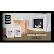 Resim BİORAD 20 Litre Bioethanol Bacasız Şömine Yakıtı 4 Adet 