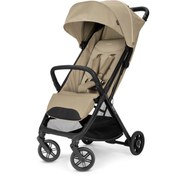 Resim Inglesina Quid3 Tek El Tek Hamle ile Katlanıp Açılan Kabin Boy Bebek Arabası Lunar Beige 