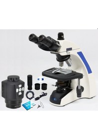 Resim Ece Opto-edu Dijital Mikroskop Laboratuvar Araştırma Mikroskobu Trinoküler 2000x Yüksek Kontrastlı Infinity Plan Optik Sistem Ve Hdmı Usb Bağlantılı Mikroskop Kamerası Alüminyum Bavulda 