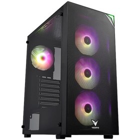 Resim Vento Fsp Vg3400s 750w 80+ 4x120mm Rgb Fan Temperli Cam Usb 3.0 Akak0ven0077 