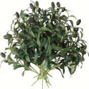 Resim YORATEE [Popüler Seçim] 5/10 adet Yoratee Yapay Zeytin Dalları, 27.94cm Yumuşak Yeşillik Yaprakları ve Olgun Meyvelerle - Vazo Doldurma ve Masa Merkezi Dekoru için Mükemmel 