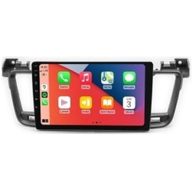 Resim Peugeot 508 2011-2017 8gb Ram 64gb Hafıza 8 Çekirdek Carplay Kamera Android Multimedya 9" 