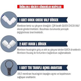 Resim Sevimle Store Su Arıtma Cihazı Membran Housing Filtre Kabı (BOŞ) - Açma Anahtarı Hediyeli 