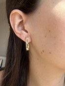 Resim Işıltılı Tasarım Form Küpe 