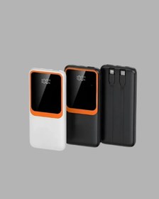 Resim Powerbank 10000 Mah - Çift Usb Çıkışlı, Type-c Girişli, Şık Beyaz Tasarım 