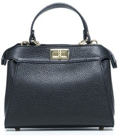 Resim Çapraz Çanta Kadın Sharon S Piumelli Milano Bag D28 Black Siyah 