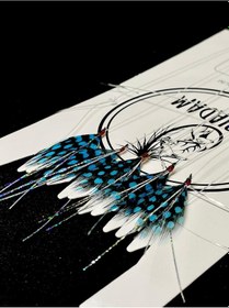 Resim Tüy Çapari Mavi Benek 