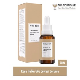 Resim Maruderm Caffeine %5 + Peptides + Hyalüronik Asit Göz Çevresi Serumu 30 ml 