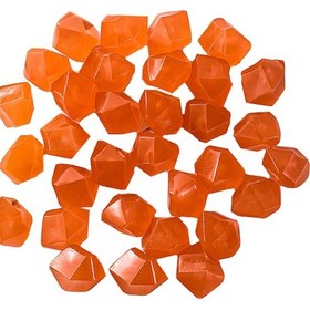 Resim Springsun Gece Parlayan Akvaryum Ve Bahçe Dekorasyonu İçin 200 Adet Turuncu Floresan Taş 