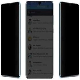 Resim Huawei Mate 20 Lite İle Uyumlu Tam Kaplayan Hayalet Kırılmaz Cam Ekran Koruyucu 