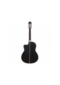 Resim Miguel Angela Ma1c-bk Cutaway Klasik Gitar - Siyah Başlangıç/orta - Kesik Kasa Alt Perdelere Kolay Erişim Cutaway , Siyah Mat Cila, Modern Tasarım Uyum: 4/4 Tam Boy Standart 