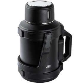 Resim DKADI OKADI OUTDOOR SİYAH KULPLU PASLANMAZ ÇELİK TERMOS 3L 