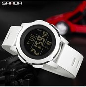 Resim Sunshine022 Erkek Ve Kadın Turuncu Spor Saati Su Geçirmez Kronometre Alarm Diğer 