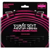 Resim Ernie Ball P06224 - Flat Ribbon Patch Kablosu Pedalboard Çoklu Paket 