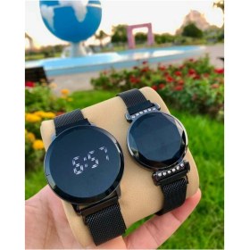 Resim Spectrum LED Çift Kol Saatleri Sevgili Saati Dokunmatik Ekranlı Saat 