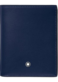 Resim Montblanc Meisterstück Compact Cüzdan 6 Cc 131695 Lacivert 