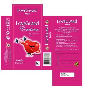 Resim Love Guard Basic (Düz Kokulu ) Prezervatif 
