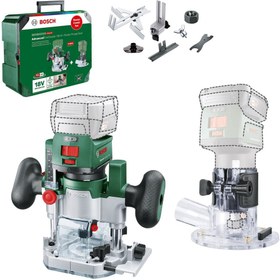 Resim Bosch AdvancedTrimRouter 18V-8 Combi Akülü Freze Makinası Seti (Akü ve Şarj Aleti Hariç) 
