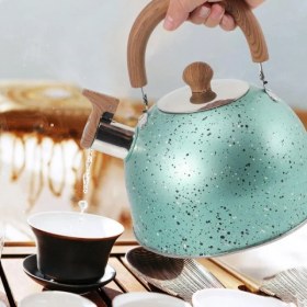 Resim Granit Görünümlü Demlik 