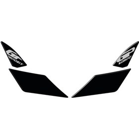 Resim GP Kompozit Honda PCX 125 2021-2024 Uyumlu Artçı Ayak Pad Siyah 