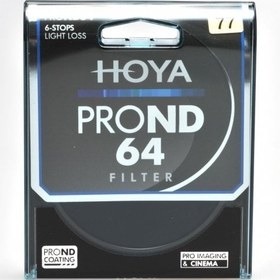 Resim Hoya 58mm Pro ND 64 Filtre 6 Stop 