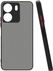 Resim Xiaomi Redmi 13c Kilif Lens Korumali Mat Silikon Kapak 
