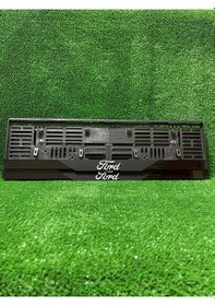 Resim Pleksi Otomobil Plakalık Dubai Model Mercedes Amg Siyah Logolu Plakalık Uyumlu 