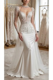 Resim Paradise Collection Moda Evi Taşlı Gelinlik 2026 